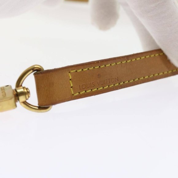 LOUIS VUITTON Shoulder Strap Leather 36.2"" Beige LV Auth - Picture 7 of 7